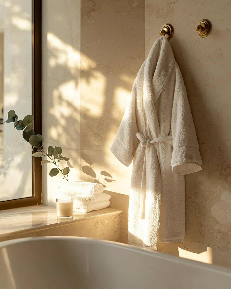 Peignoir de bain coton