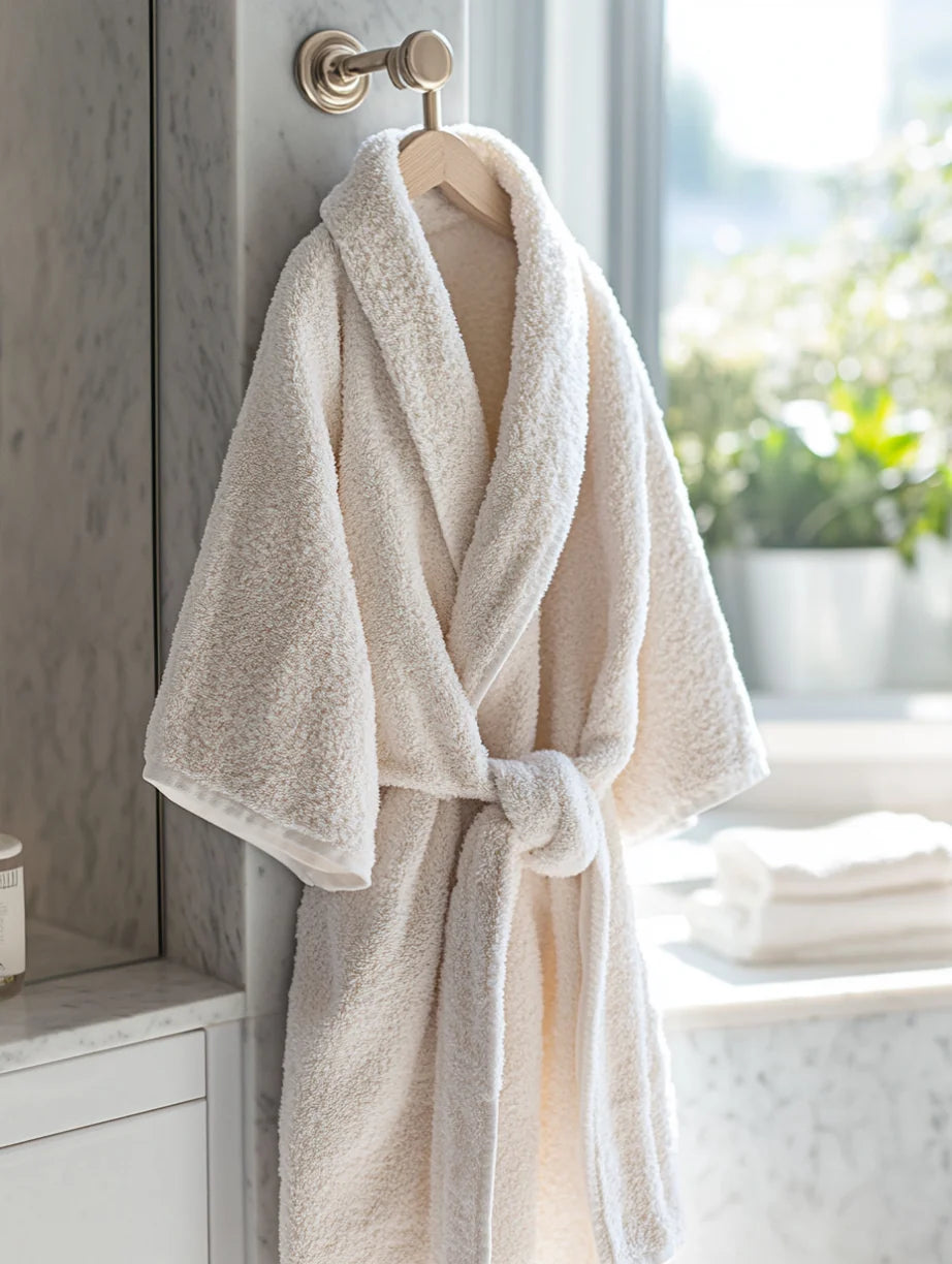 Peignoir de bain éponge