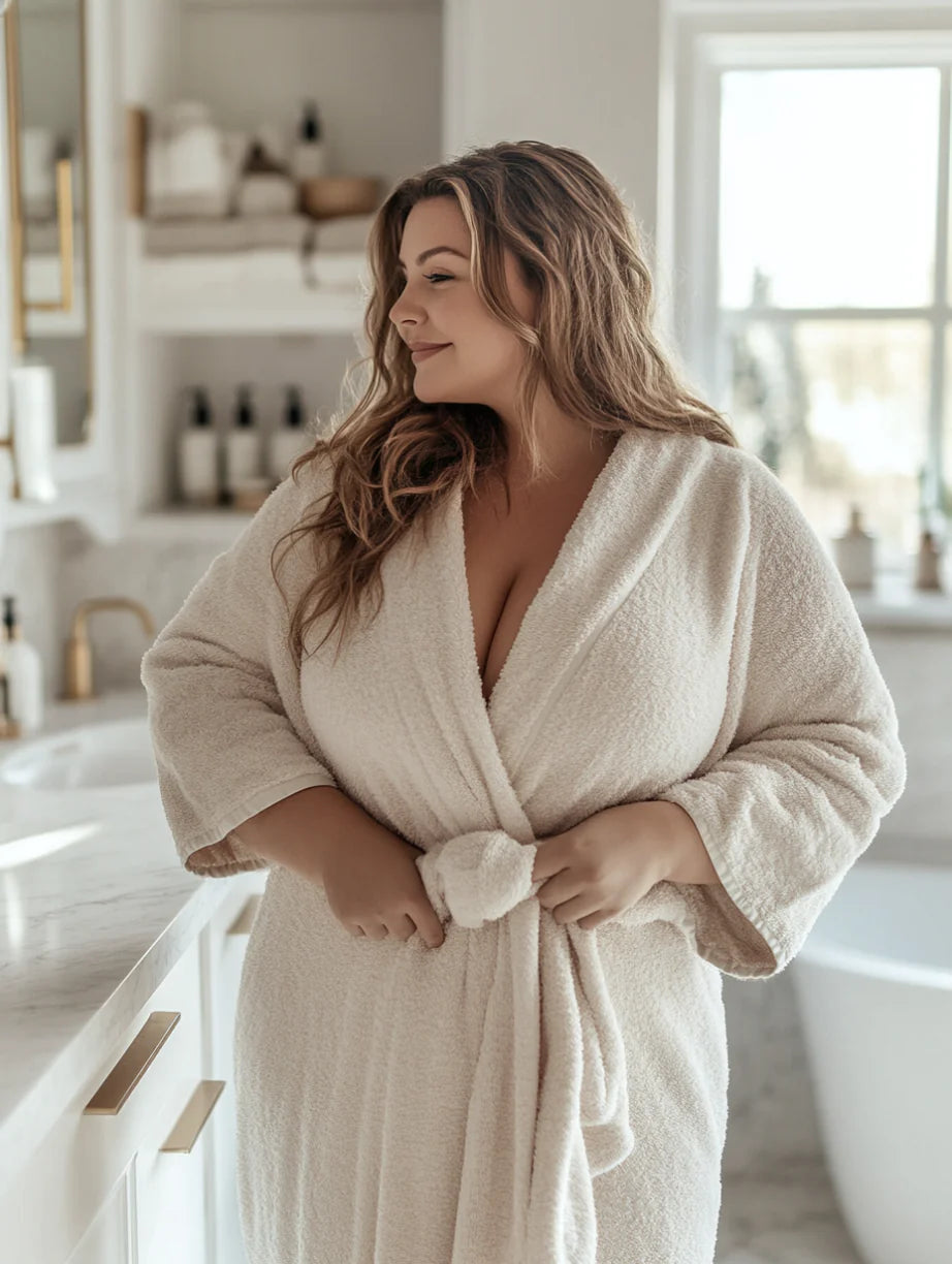 Peignoir de bain grande taille