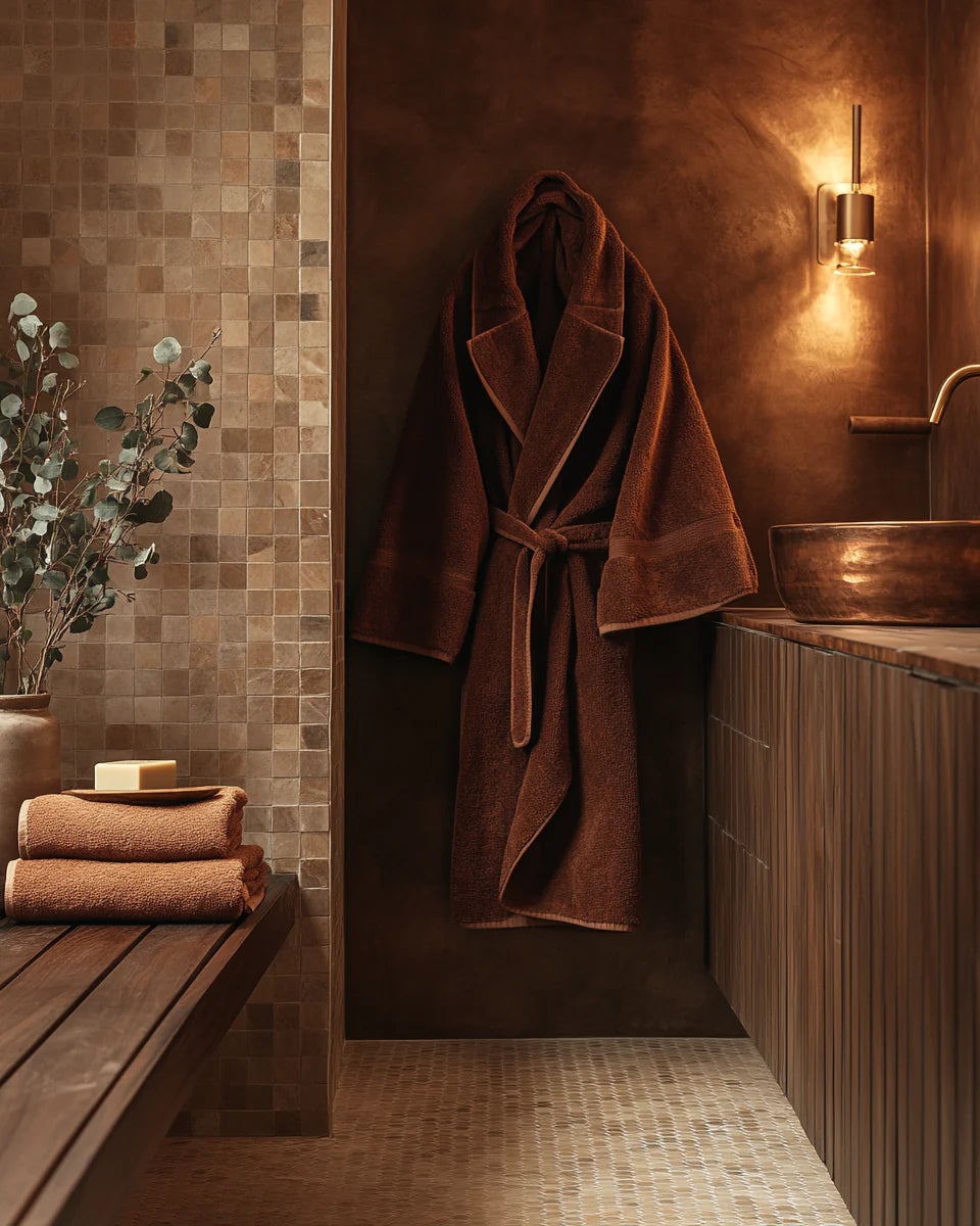 Peignoir de bain luxe