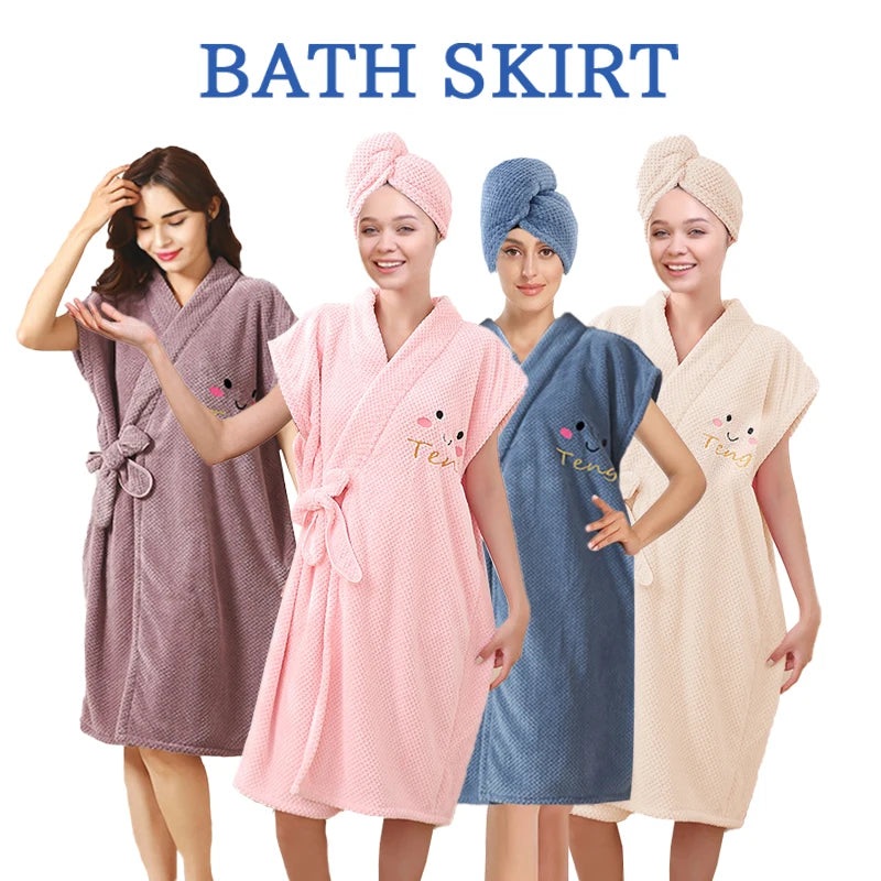 peignoir de bain ado fille