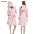 peignoir de bain licorne