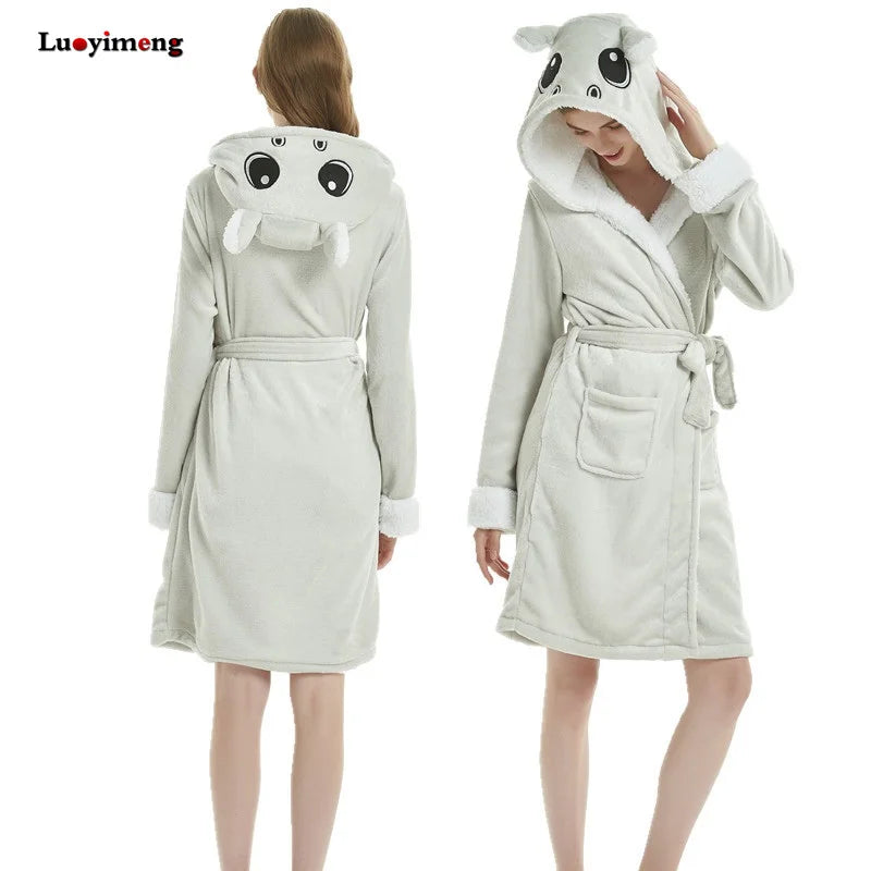peignoir de bain licorne