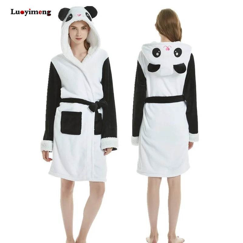 peignoir de bain licorne