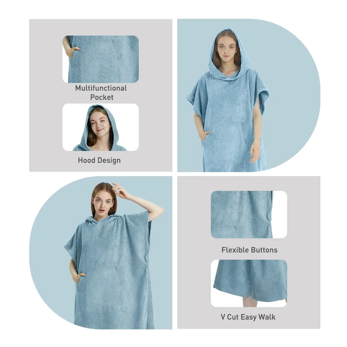 peignoir de bain ado garçon