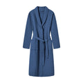 peignoir de bain homme éponge bleu