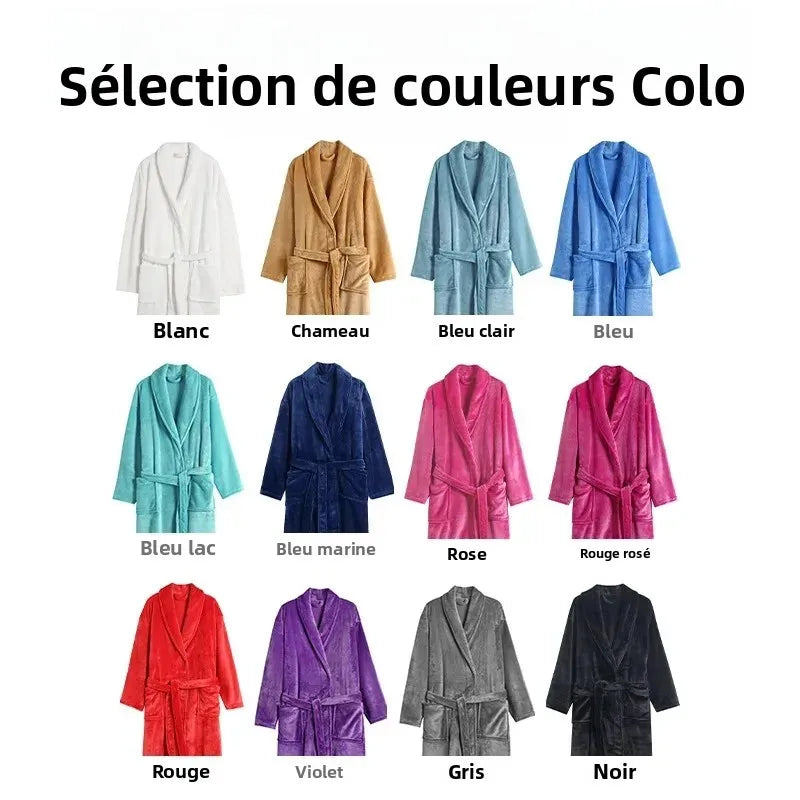 peignoir de bain femme turquoise