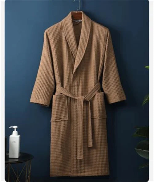 peignoir de bain terracotta