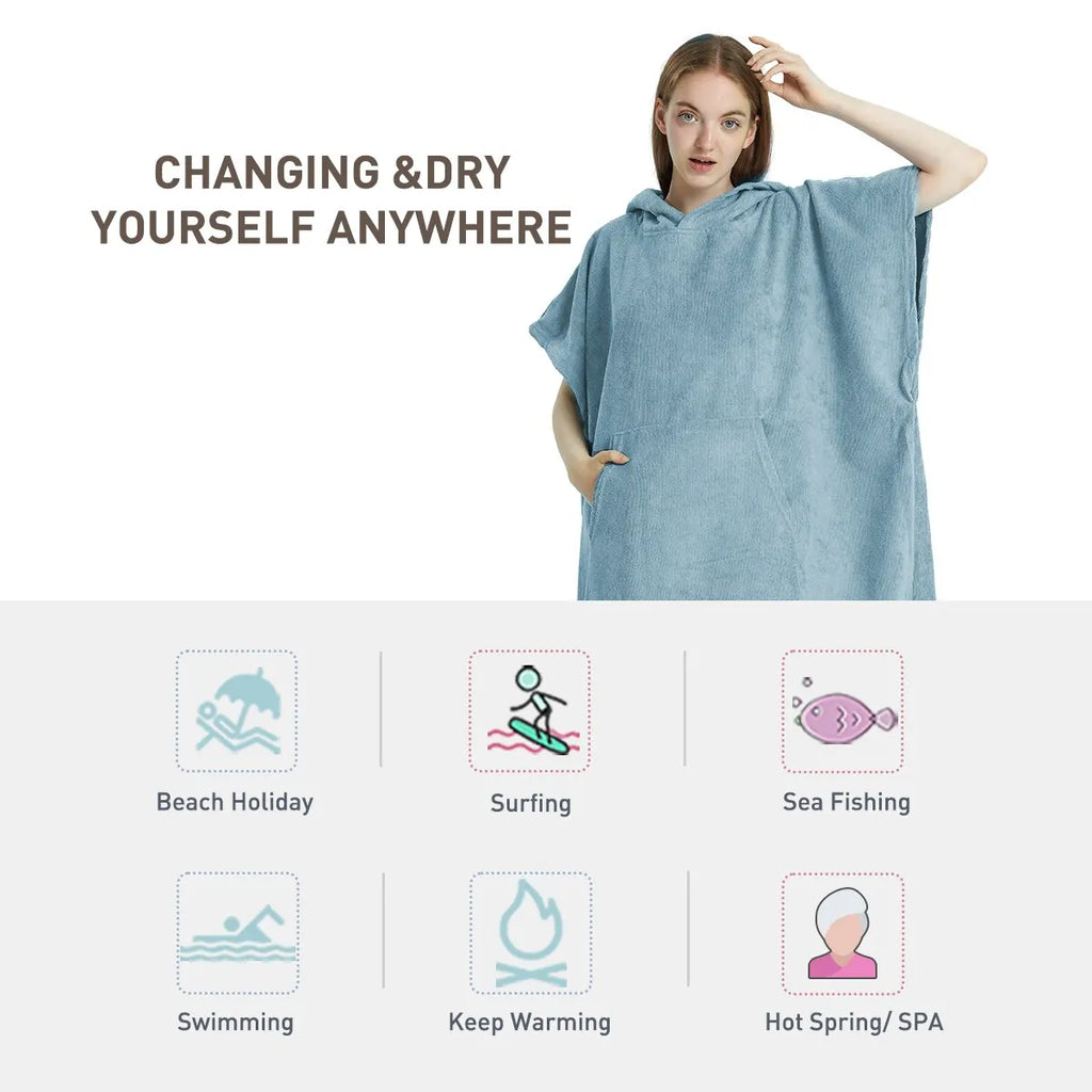 peignoir de bain ado garçon