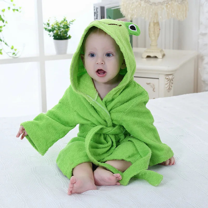 peignoir de bain bébé garçon