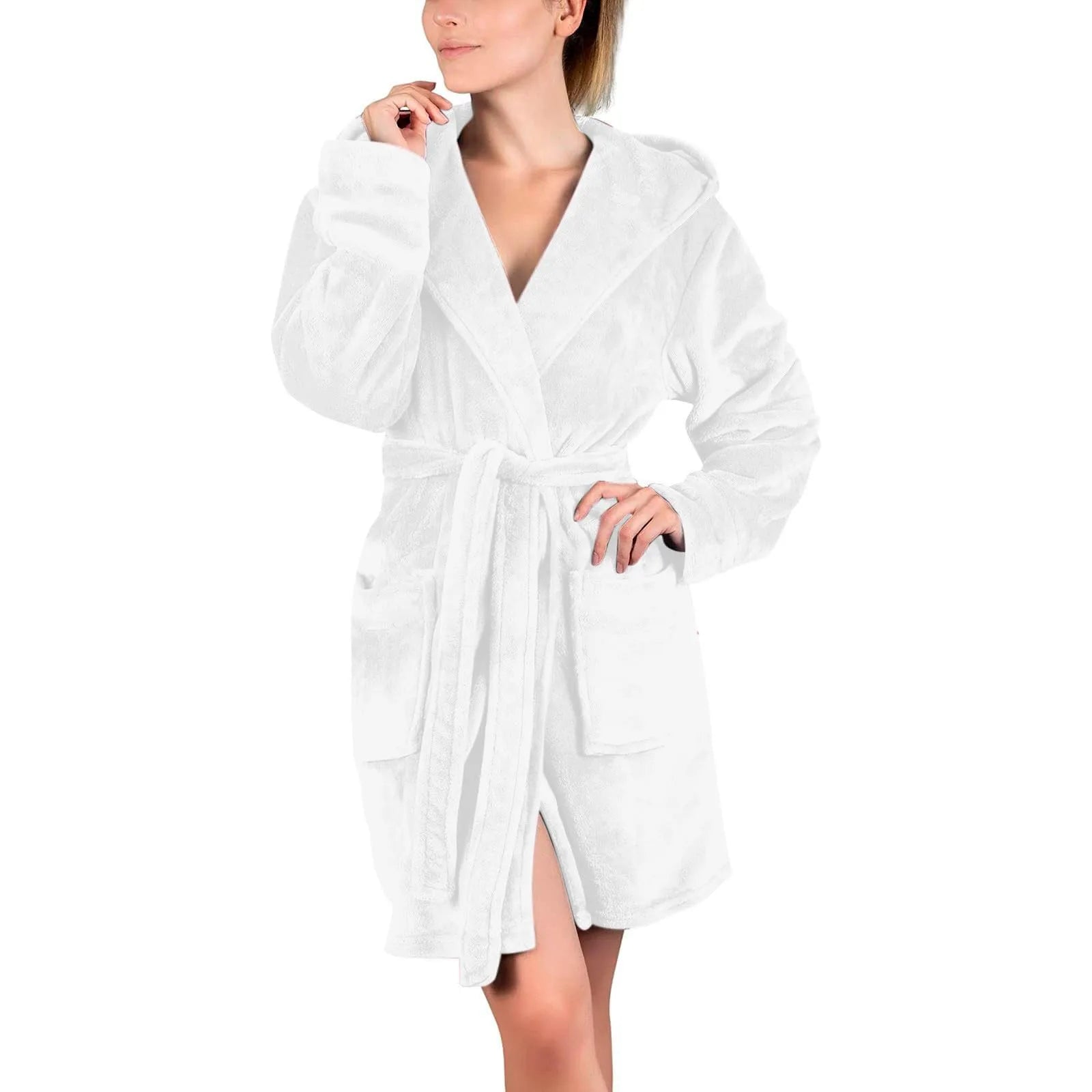 peignoir de bain rose