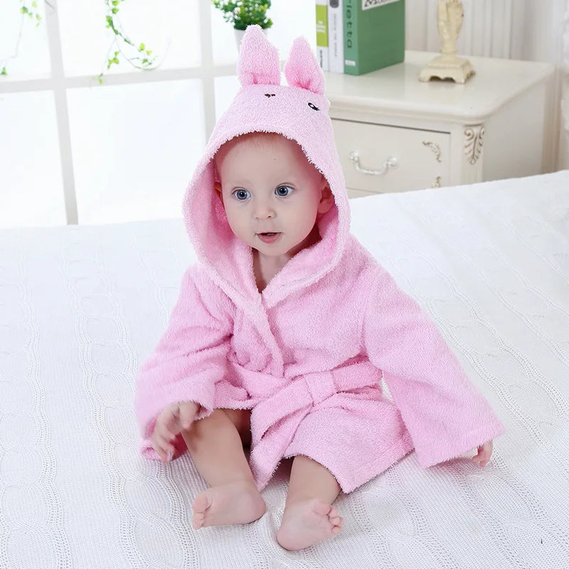 peignoir de bain bébé garçon