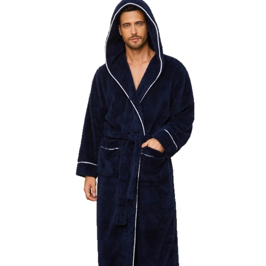 peignoir de bain homme long