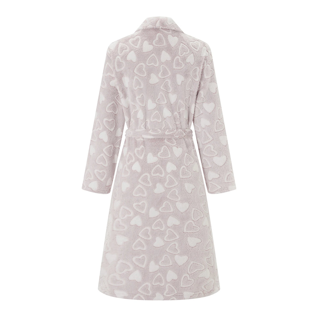 peignoir de bain coeur
