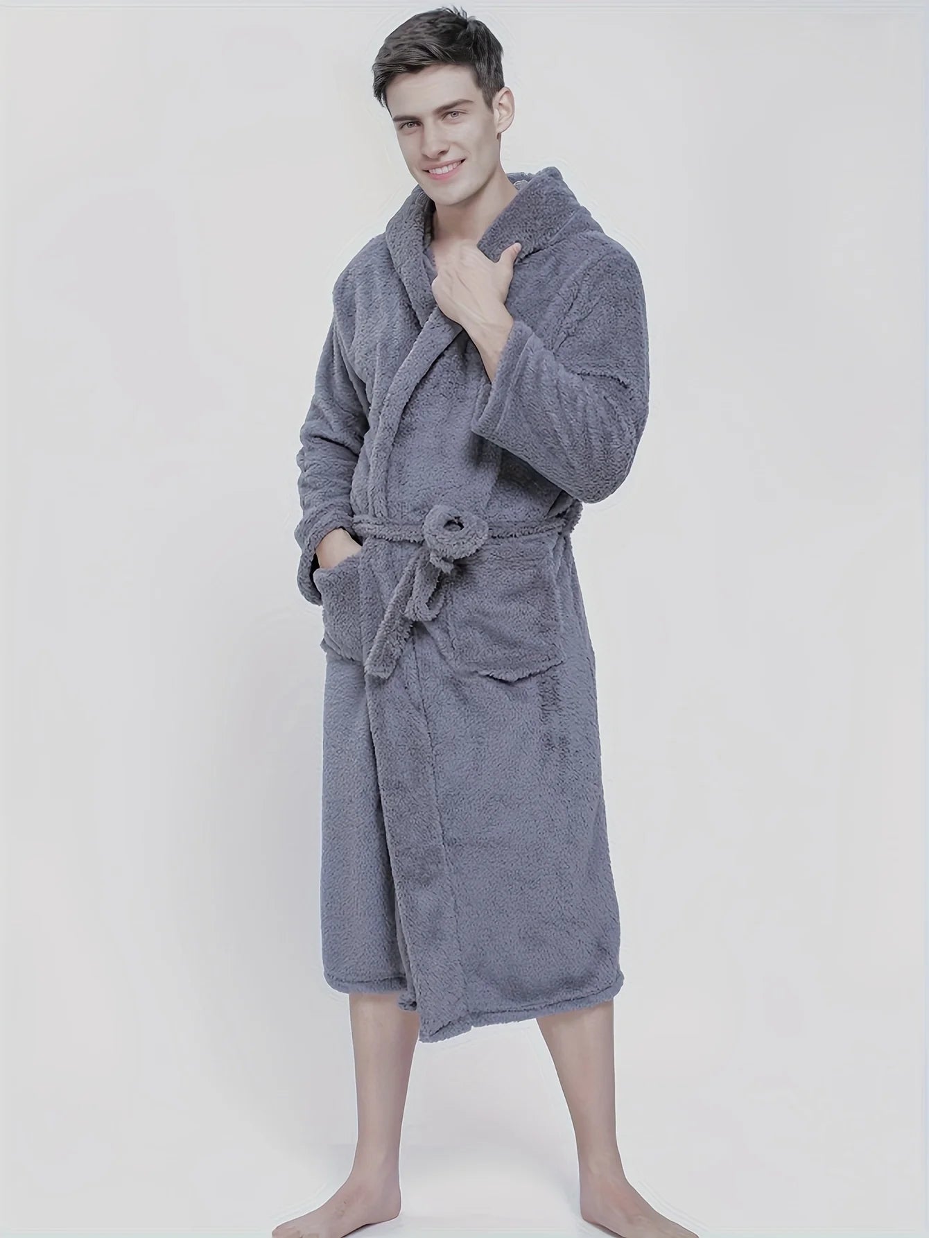 peignoir de bain epais homme