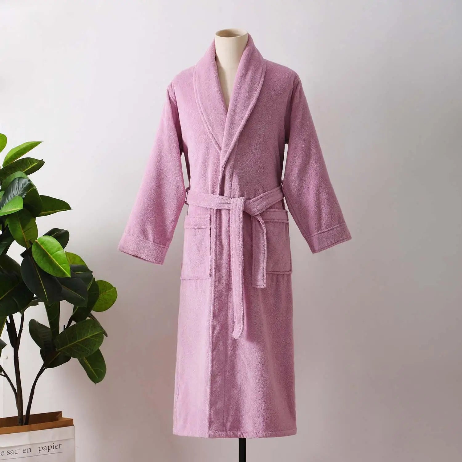 peignoir de bain eponge avec capuche