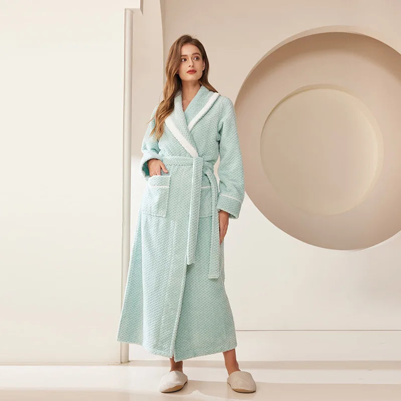peignoir de bain orange