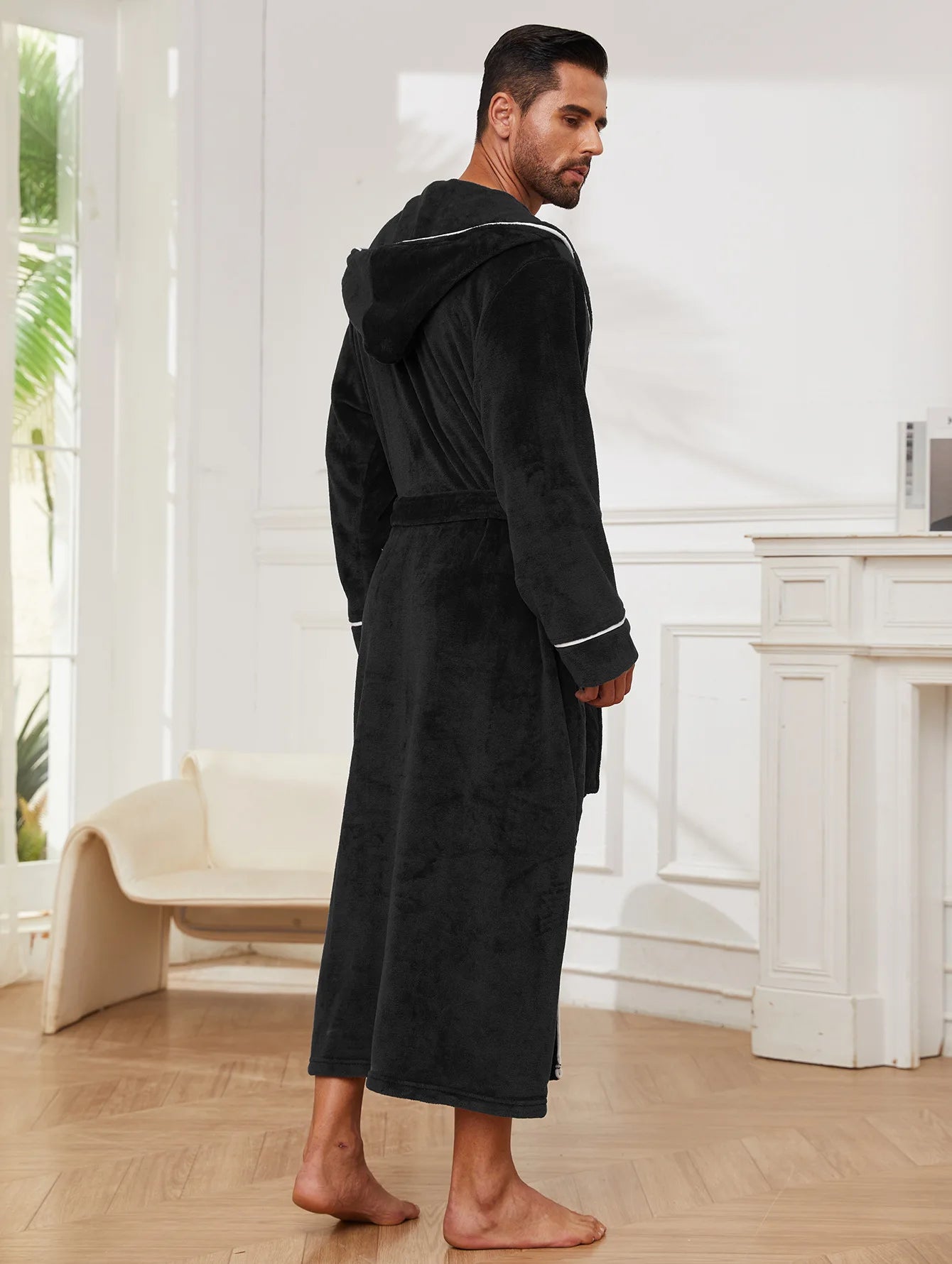 peignoir de bain polaire homme