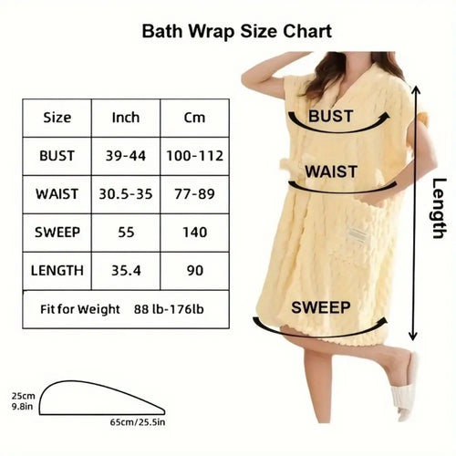 ensemble peignoir de bain femme
