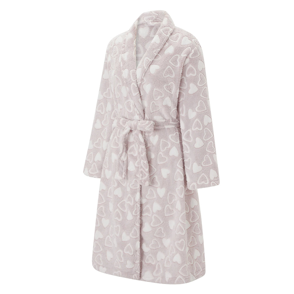peignoir de bain coeur