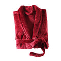 peignoir de bain femme rouge