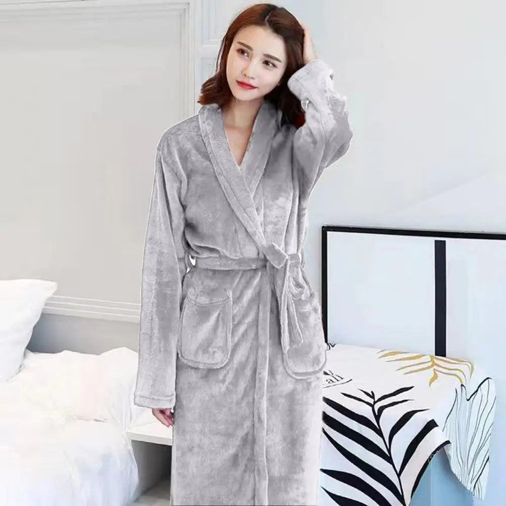 peignoir de bain femme rouge
