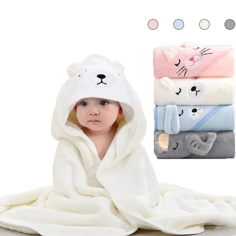 cape peignoir de bain bébé garçon