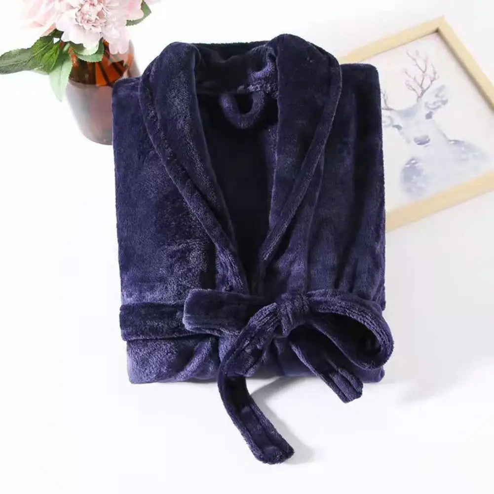 peignoir de bain rouge