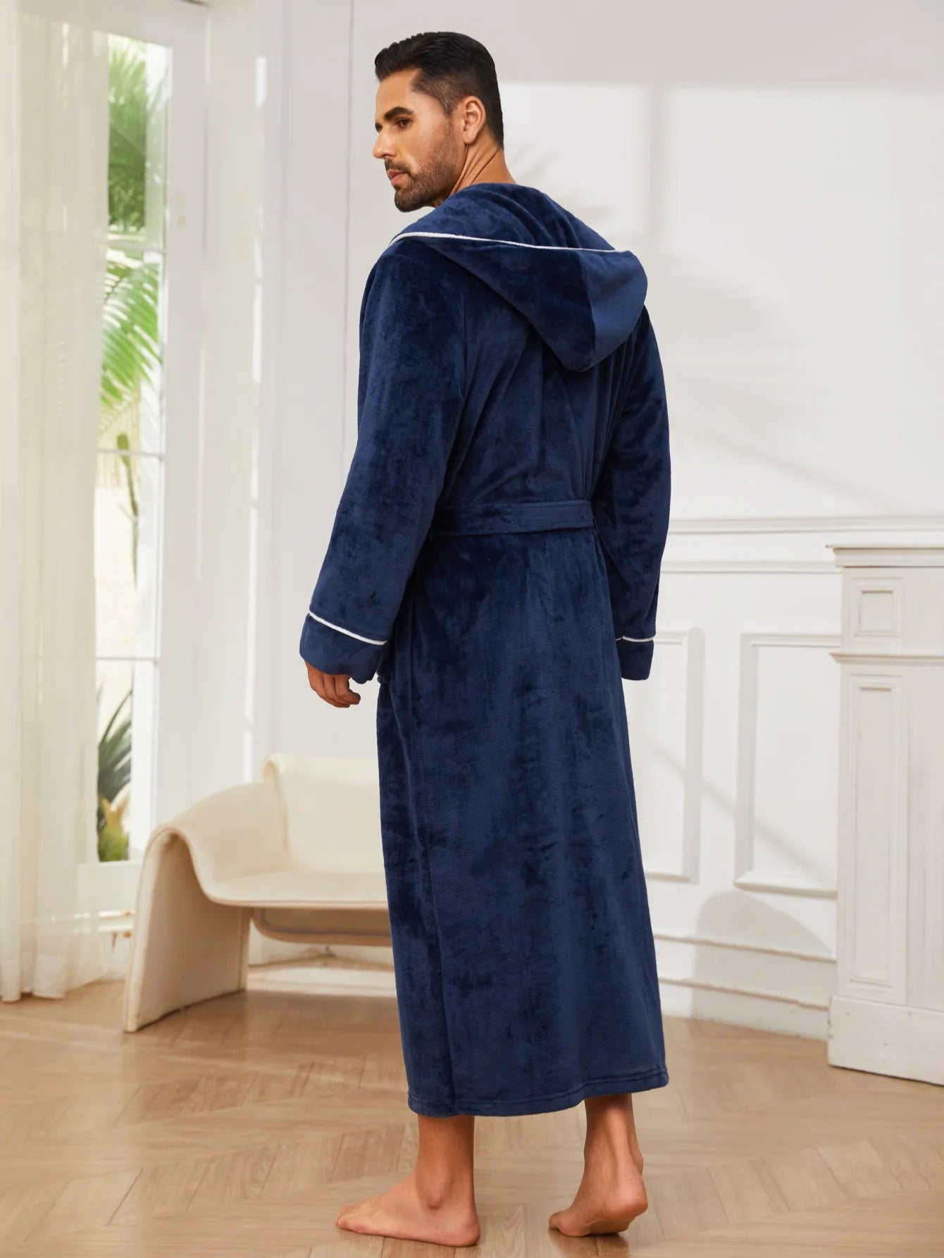 peignoir de bain polaire homme