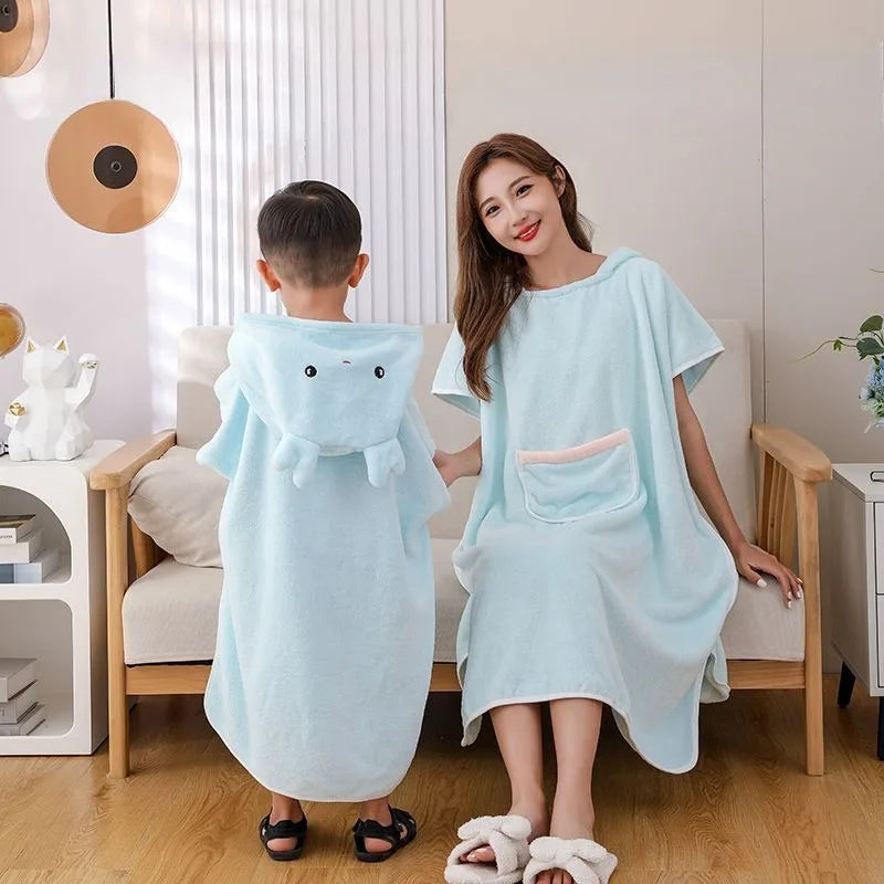 peignoir de bain famille