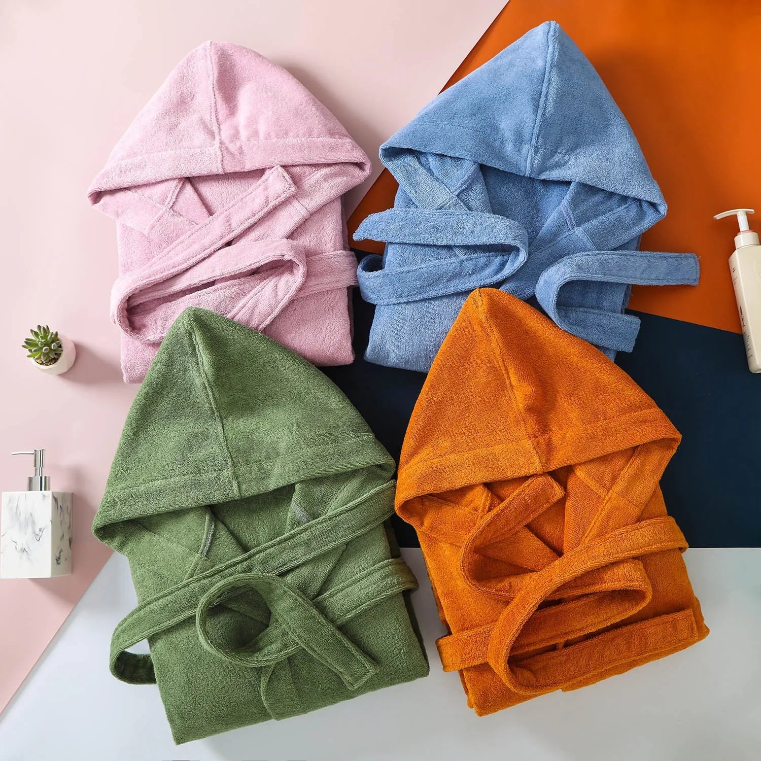 peignoir de bain eponge avec capuche