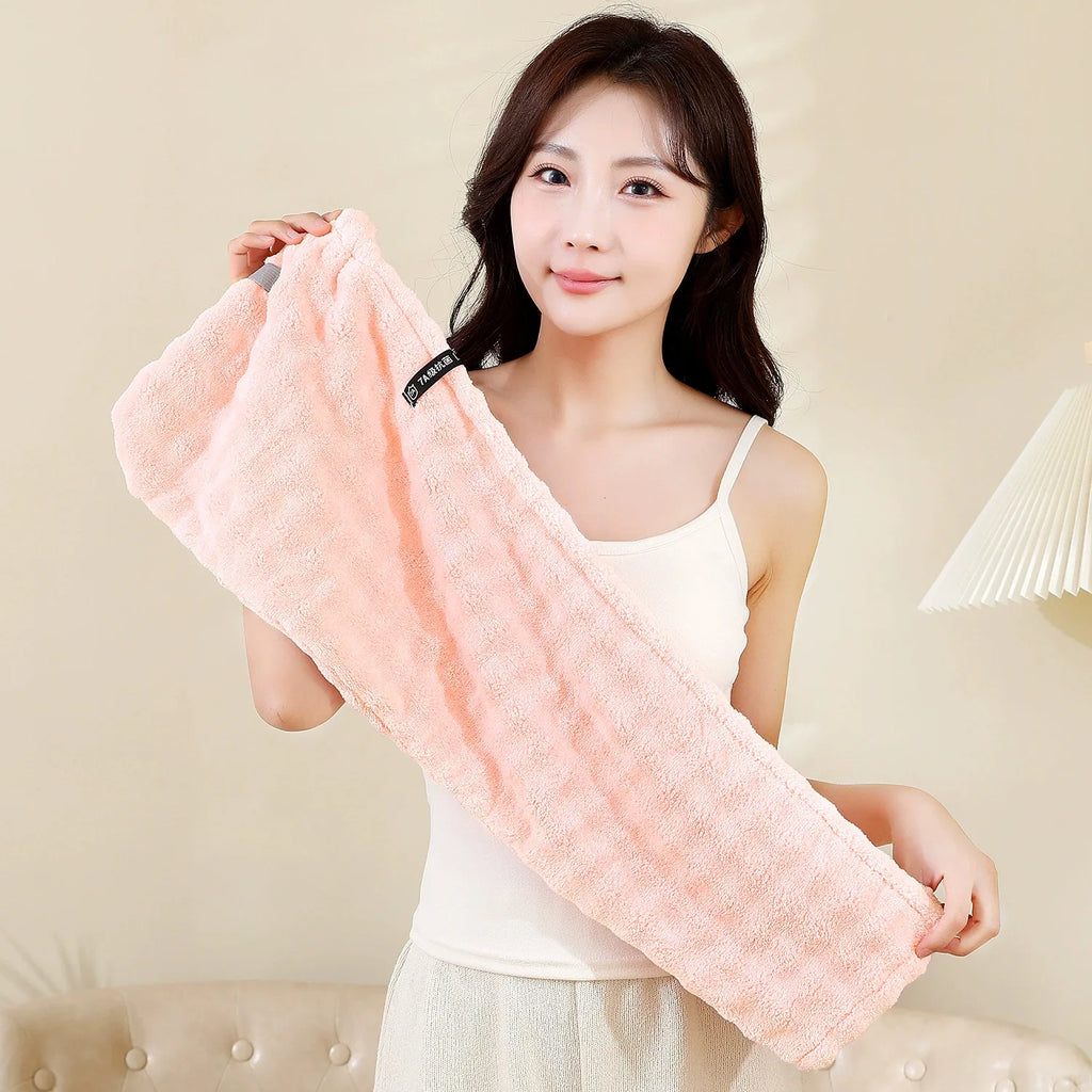 peignoir de bain femme rose poudré