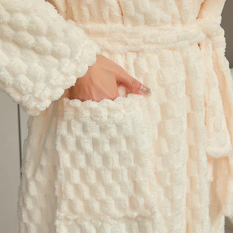 peignoir de bain femme violet