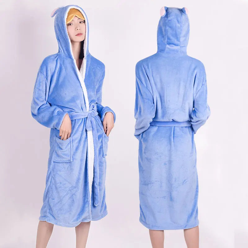 peignoir de bain licorne