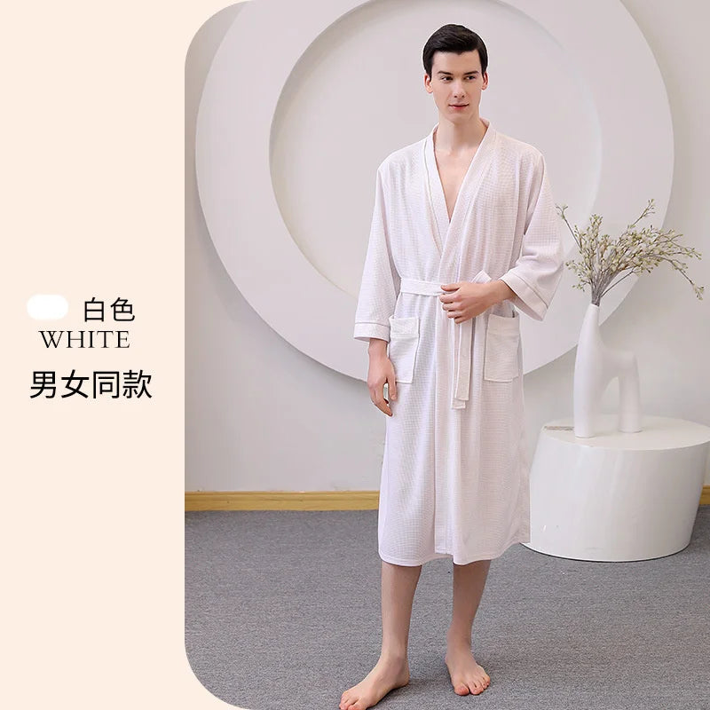 peignoir de bain homme grande taille éponge