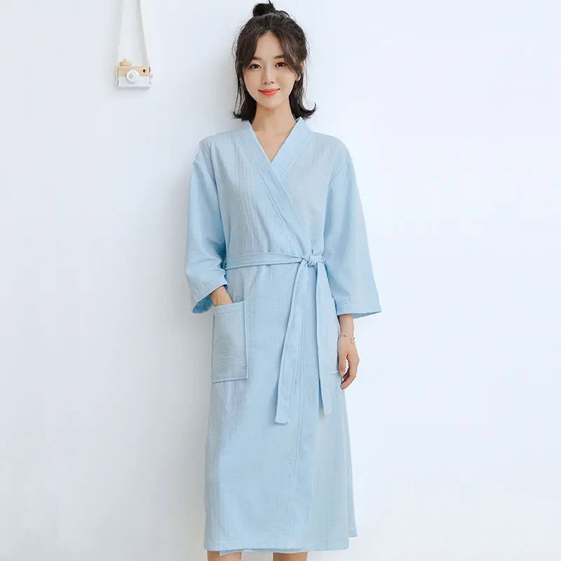 peignoir de bain 16 ans bleu fille