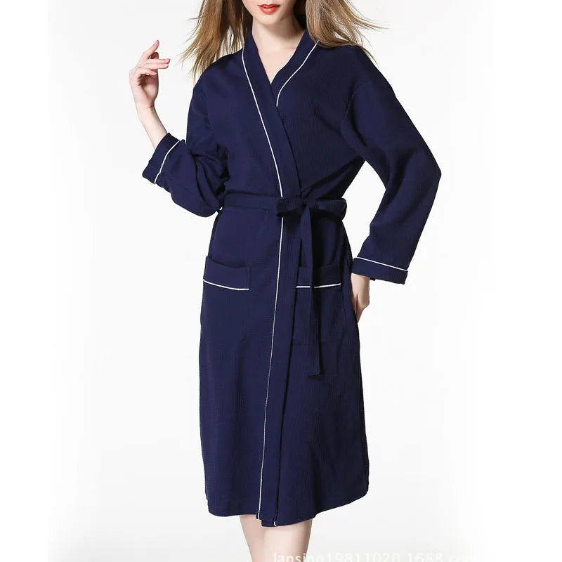 peignoir de bain 5xl bleu marine