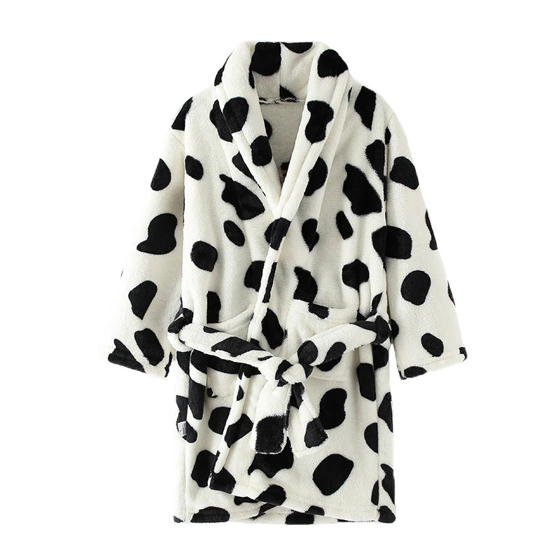 peignoir de bain 8 ans vache