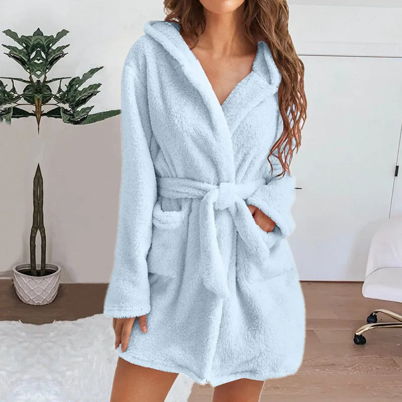 peignoir de bain adolescent 16 ans bleu ciel