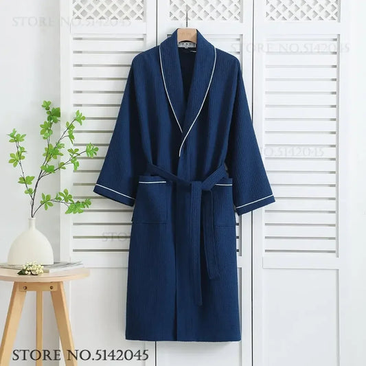 peignoir de bain colombine bleu marine