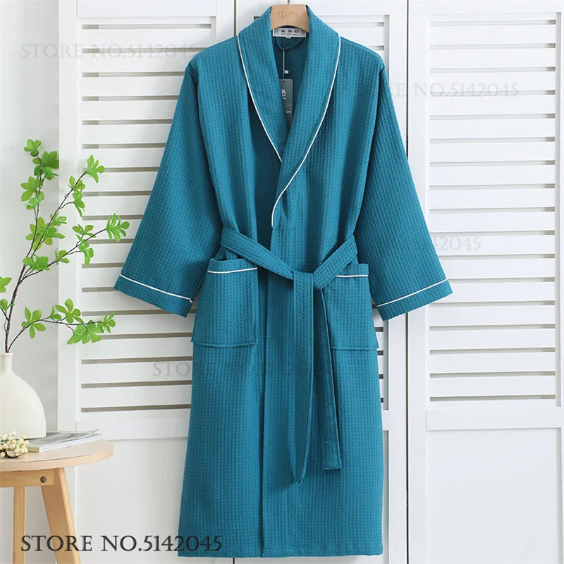 peignoir de bain colombine bleu paon