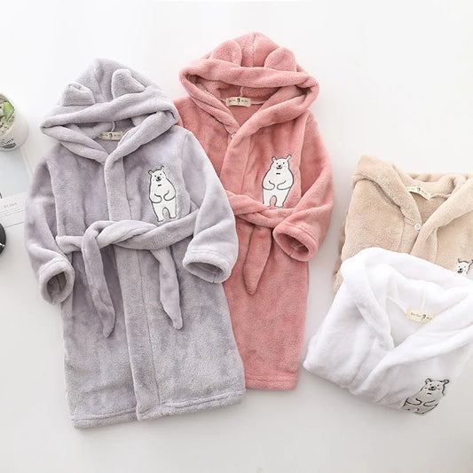 peignoir de bain enfant 4 coloris
