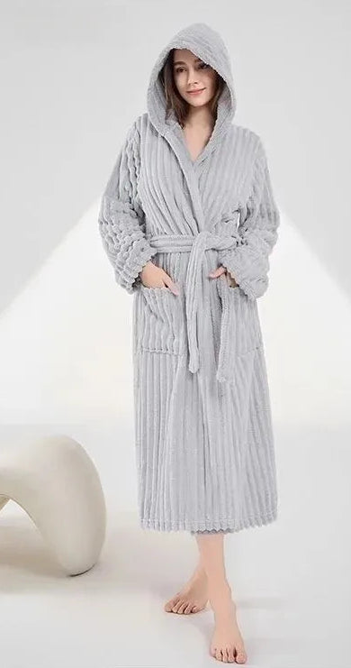 peignoir de bain enfant 14 ans gris