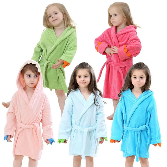 Peignoir de bain enfant éponge 5 coloris