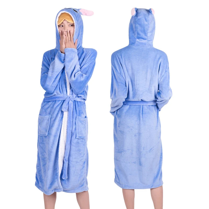 peignoir de bain femme rigolo stitch