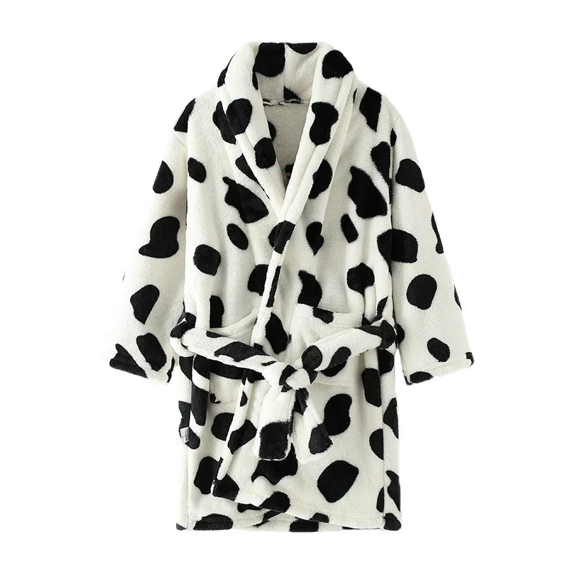 peignoir de bain fille 10 ans vache