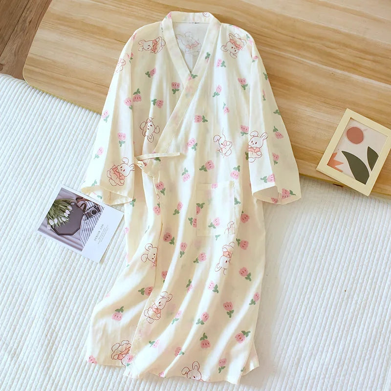peignoir de bain gaze de coton style 19