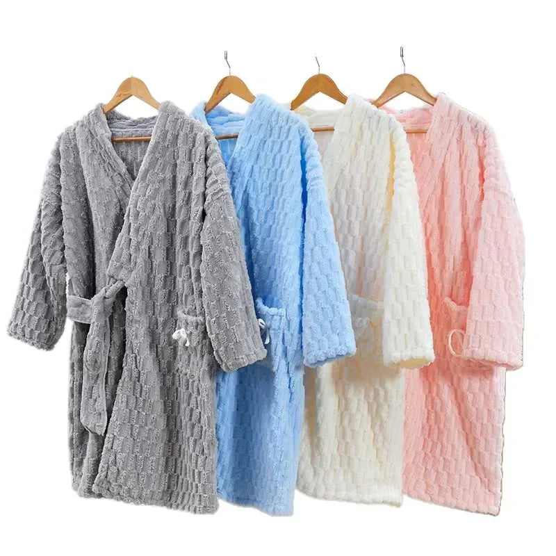 peignoir de bain haut de gamme 4 coloris