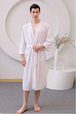 peignoir de bain homme grande taille éponge - Vignette | Ma boutique