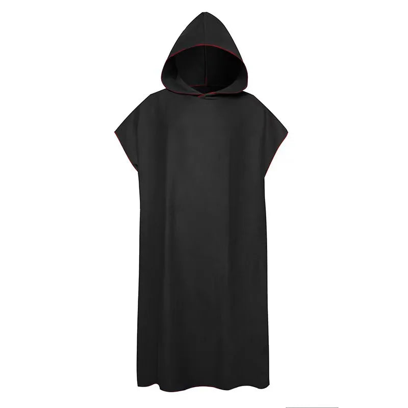 peignoir de bain homme sport noir